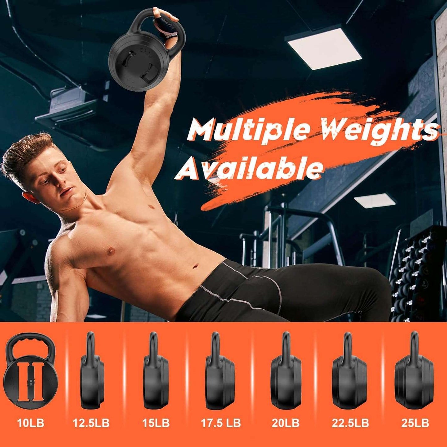 Adjustable Kettlebell Weight - Home Fitness Gear