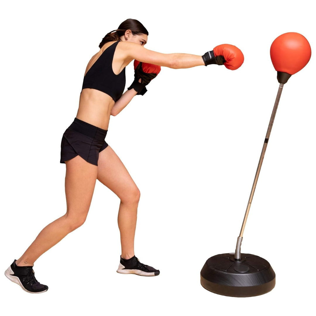 Adjustable Rod Punching Bag_Home Fitness Gear