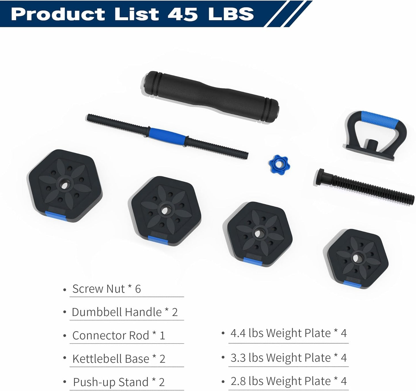 Adjustable Weights Set - Home Fitness Gear