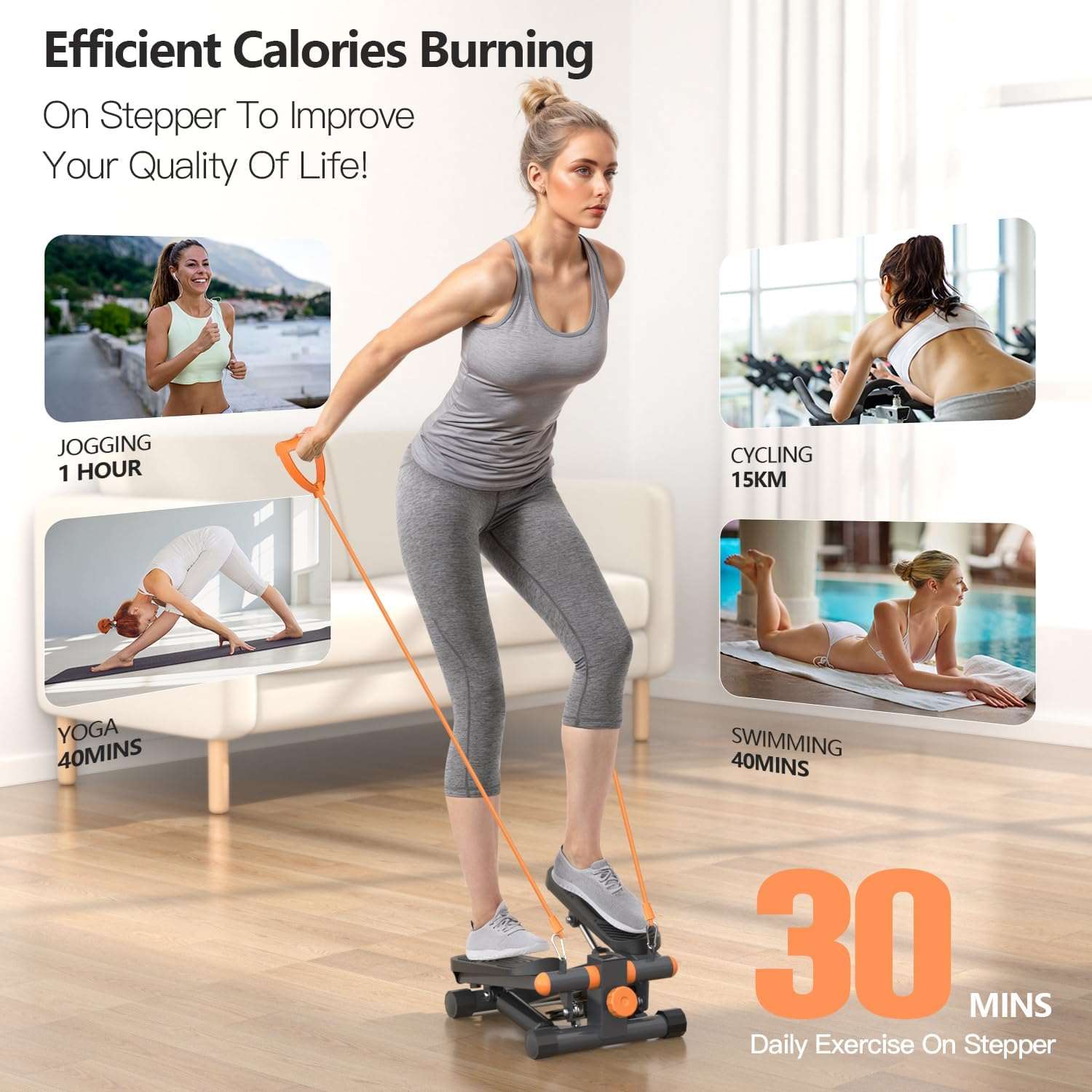 Intense Cardio Stepper - Home Fitness Gear