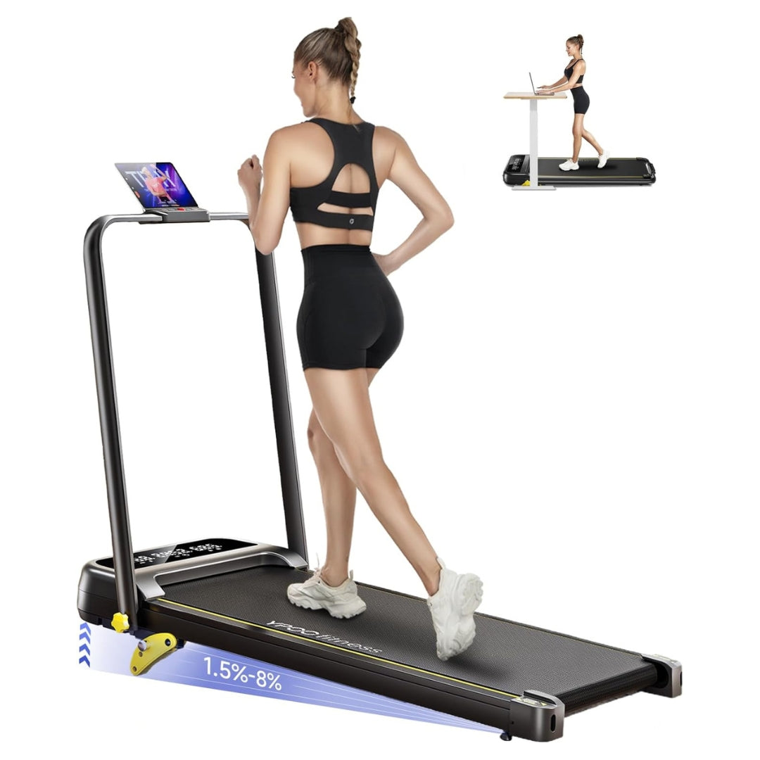 Interactive Folding Treadmill - Home Fitness Gear