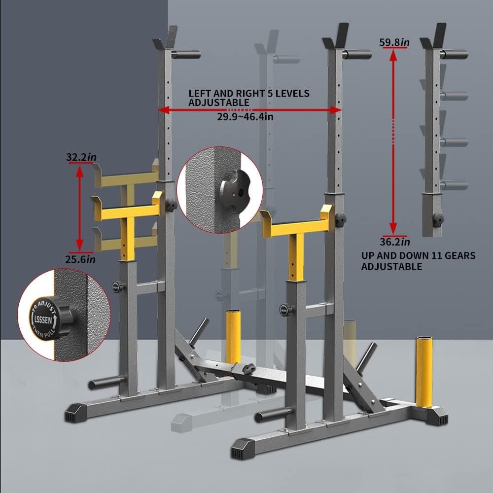 Multi-Function Squat Rack_Home Fitness Gear