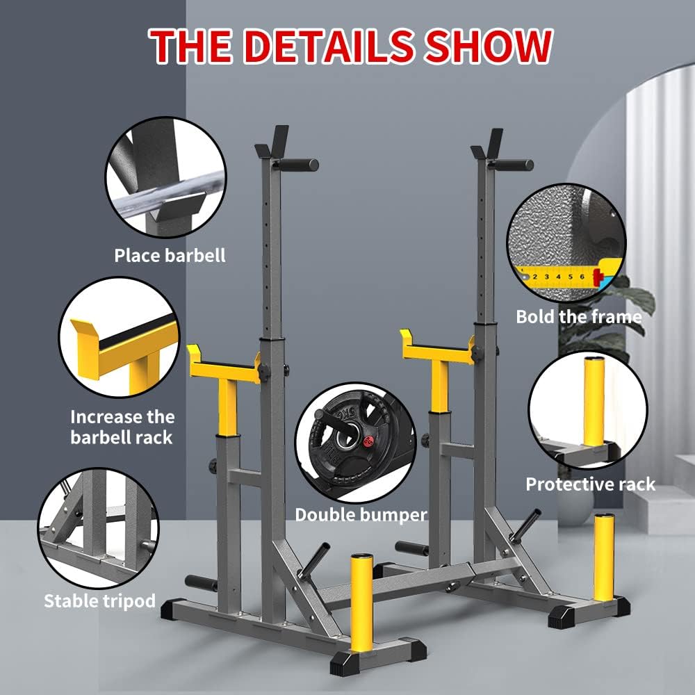 Multi-Function Squat Rack_Home Fitness Gear