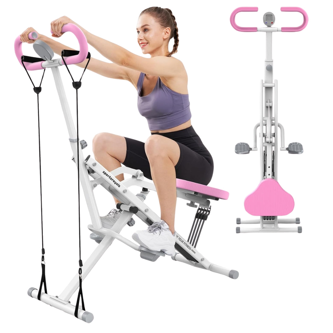 Squat & Rowing Machine_Home Fitness Gear