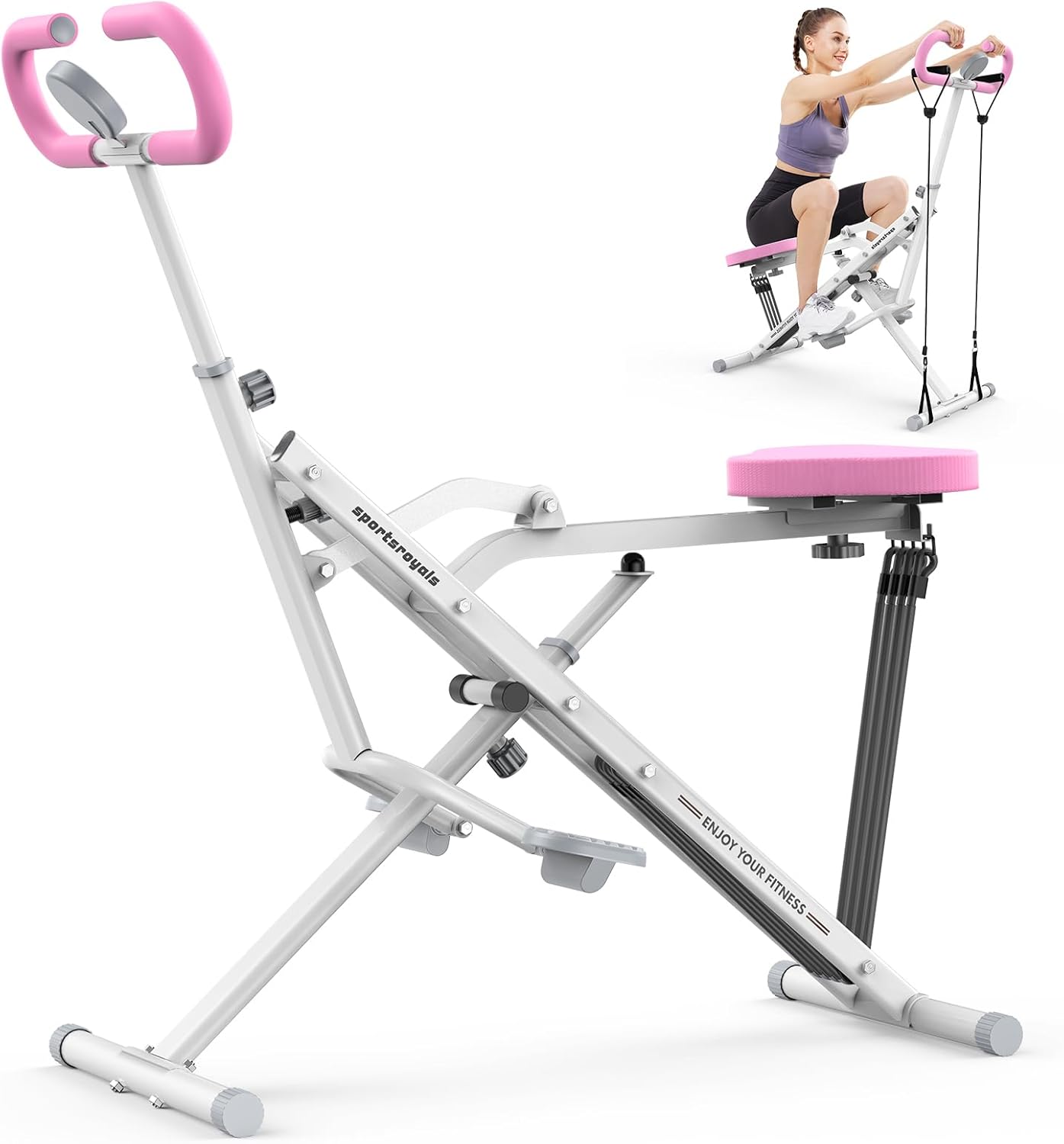 Squat & Rowing Machine_Home Fitness Gear